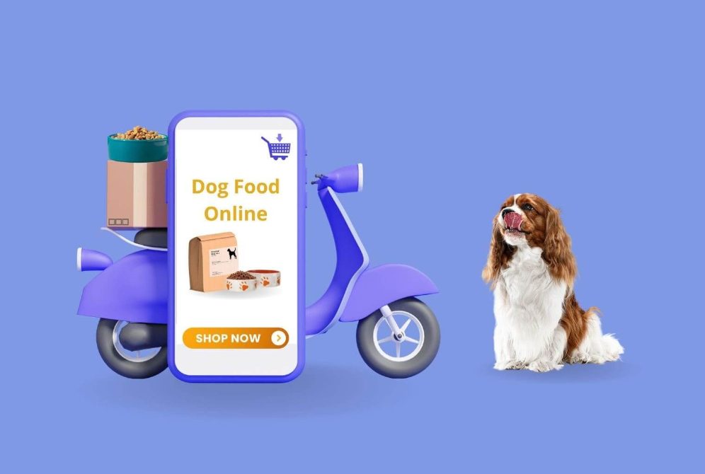 Buying dog food online store